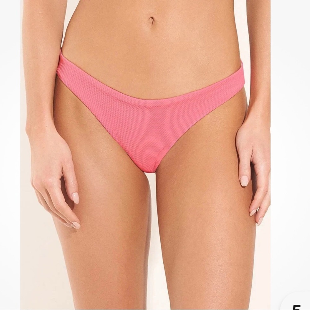 MAAJI | 'Lipstick Rose Flirt' Thin Side Reversible Bikini Bottoms, Size L, NWT - Picture 9 of 10